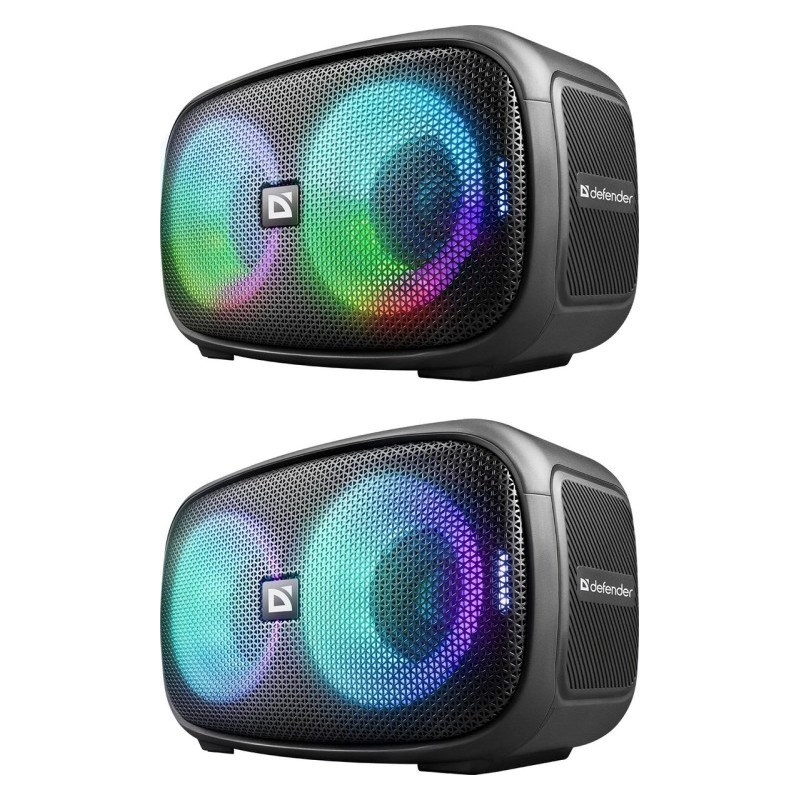 Bluetooth zvučnik DEFENDER Q5 (BT 5.3, 20W, LED, FM, USB, TWS, crni)-5