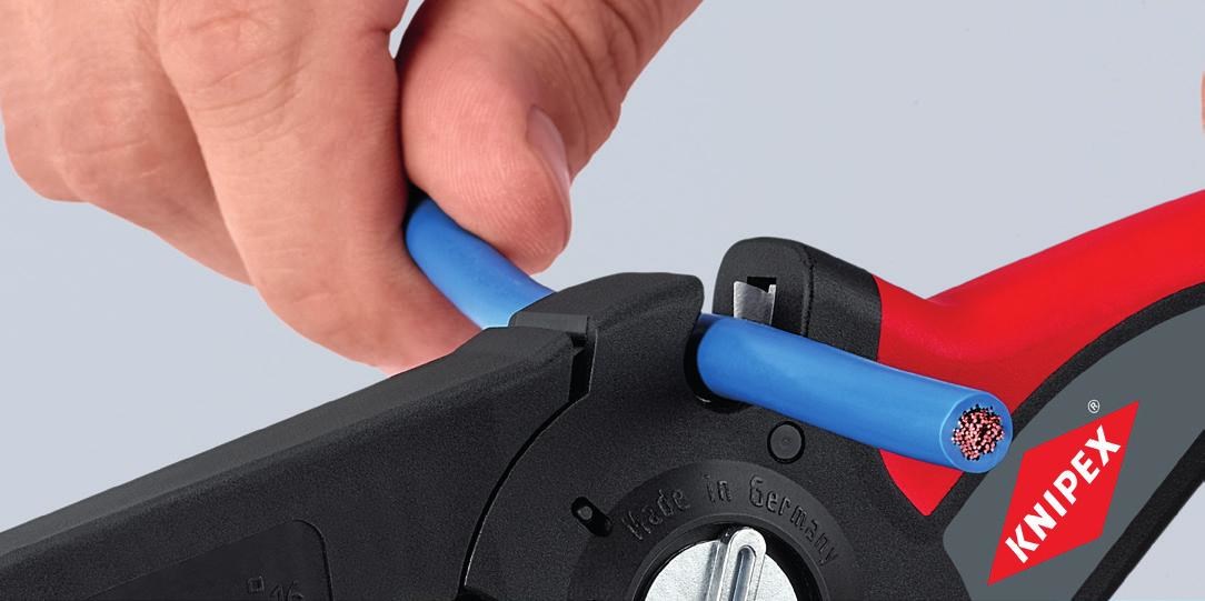 Strugalica za kabele KNIPEX PreciStrip16 (Crna, Crvena)-4