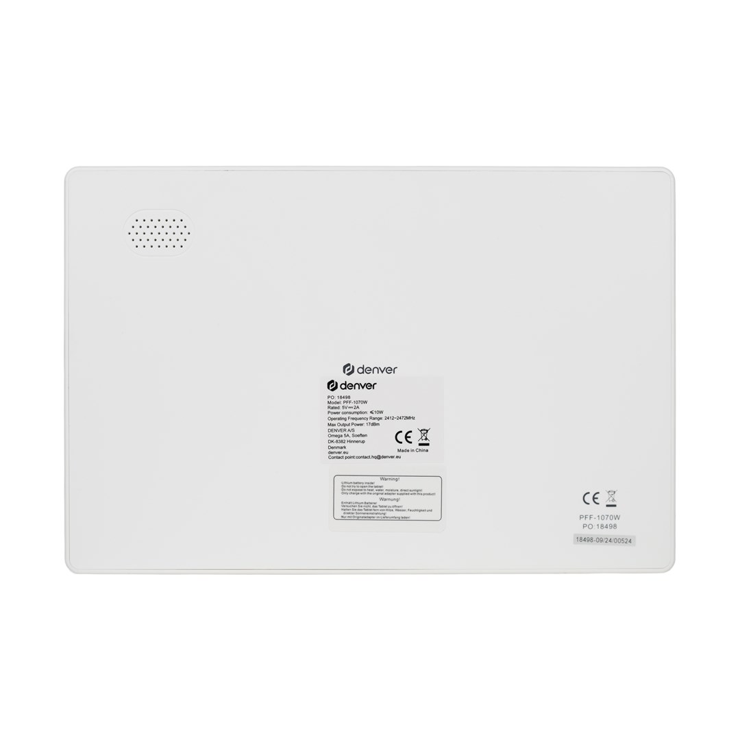 Digitalni okvir za slike DENVER PFF-1070W (10.1" IPS Touch, 16 GB, Wi-Fi, FRAMEO) bijeli-7