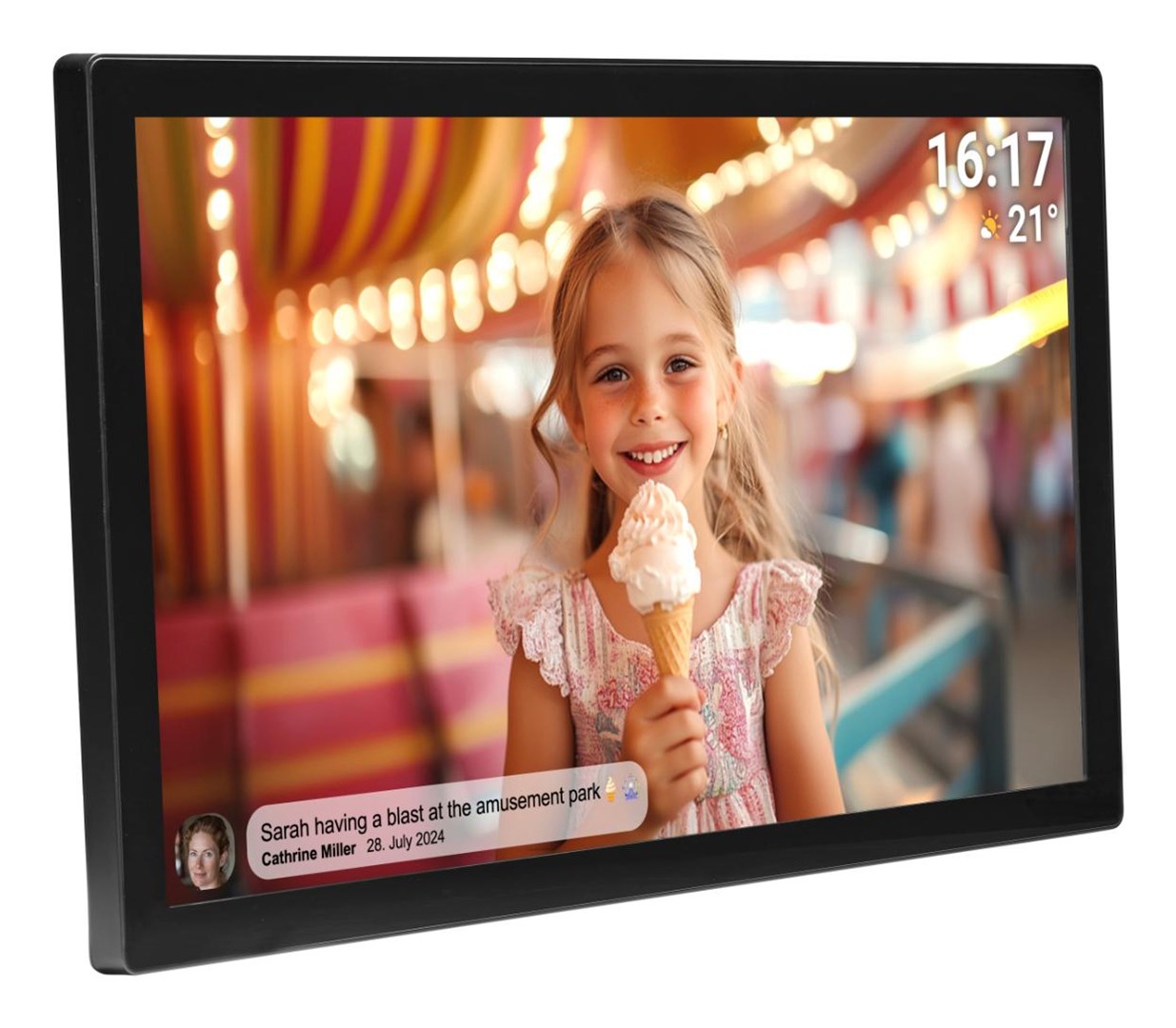 Digitalni foto okvir DENVER PFF-3200W (31.5" Full HD IPS, 32 GB, Wi-Fi, FRAMEO)-1
