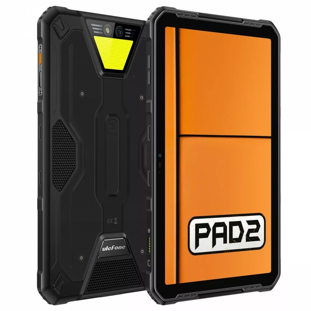 Tablet ULEFONE Armor Pad 2 (11" FHD+, 8GB/256GB, 4G LTE, 18600 mAh, IP68/IP69K) crni-7