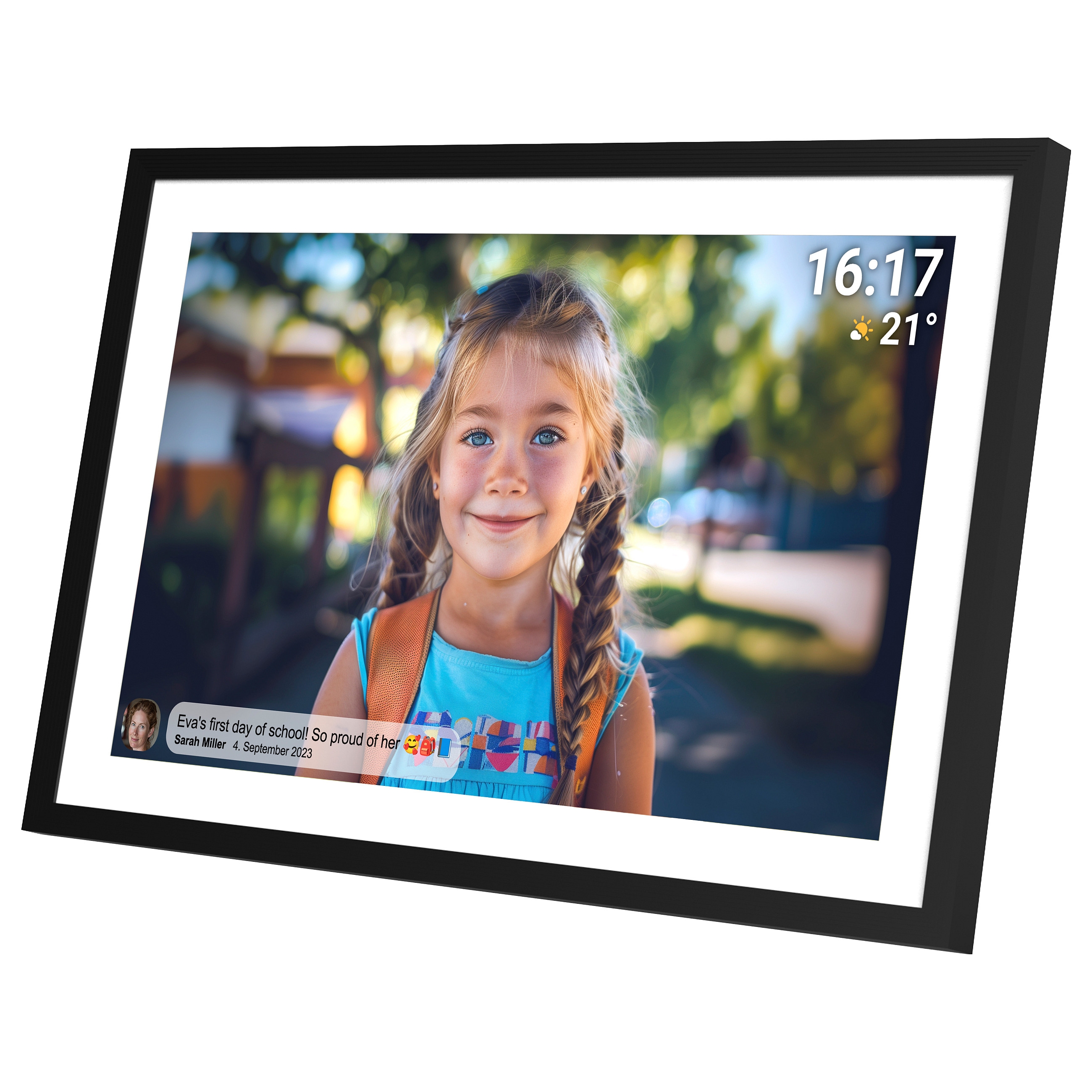 Digitalni foto okvir DENVER PFF-1516 (15.6" IPS Full HD, 16 GB, Wi-Fi, FRAMEO)-0