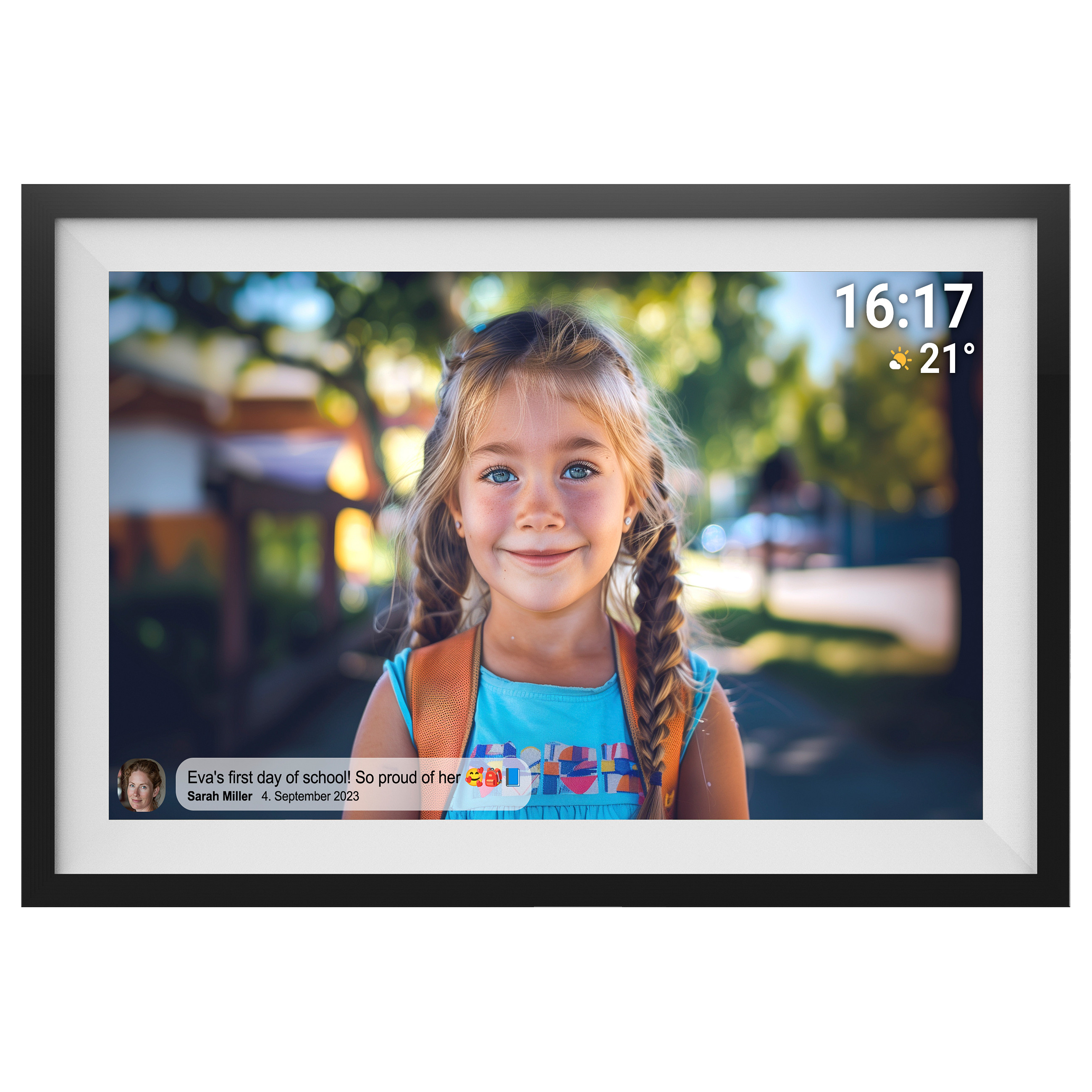 Digitalni foto okvir DENVER PFF-1516 (15.6" IPS Full HD, 16 GB, Wi-Fi, FRAMEO)-1