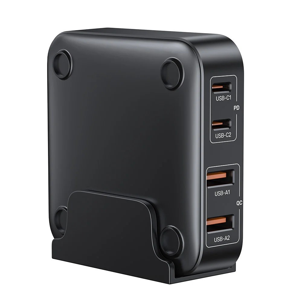 Stolni GaN punjač UNITEK P1229ABK01-EU (100W, 2x USB-C, 2x USB-A)-2