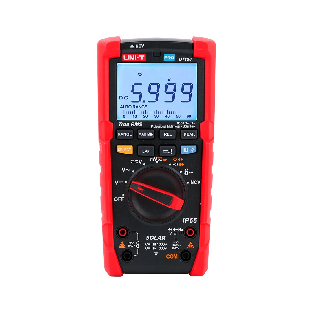 Digitalni multimetar UNI-T UT196 True RMS Solar-0