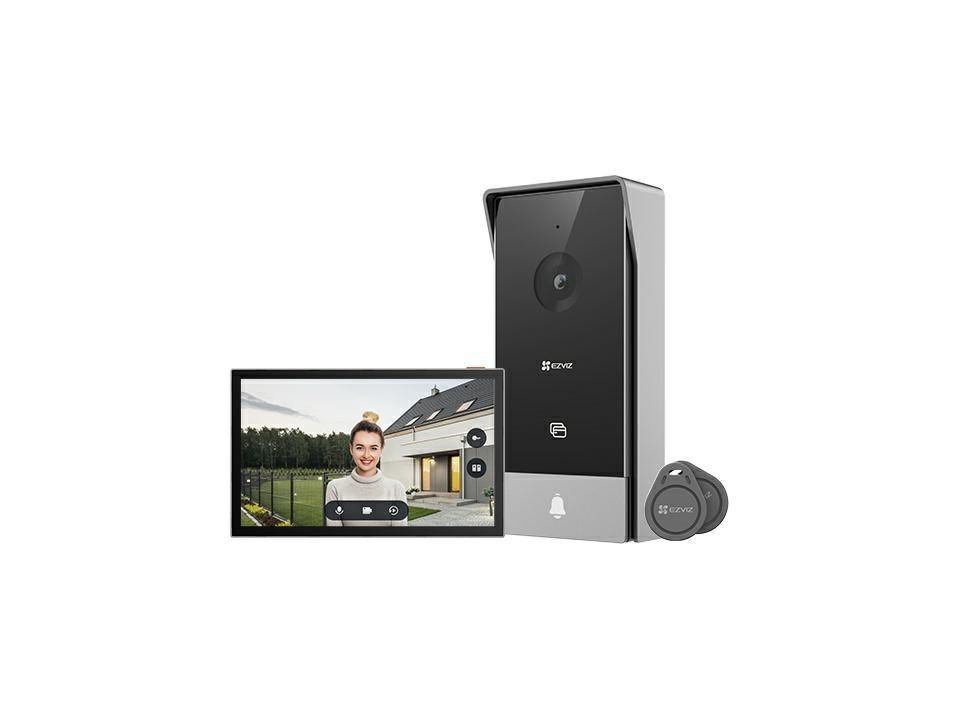 Video interkom sustav EZVIZ HP5 (17.8 cm (7''), Crna, Srebrna)-0