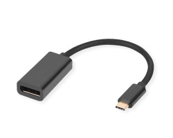 STANDARD USB-C - DisplayPort adapter, v1.2, M/F, 4K-60Hz-1