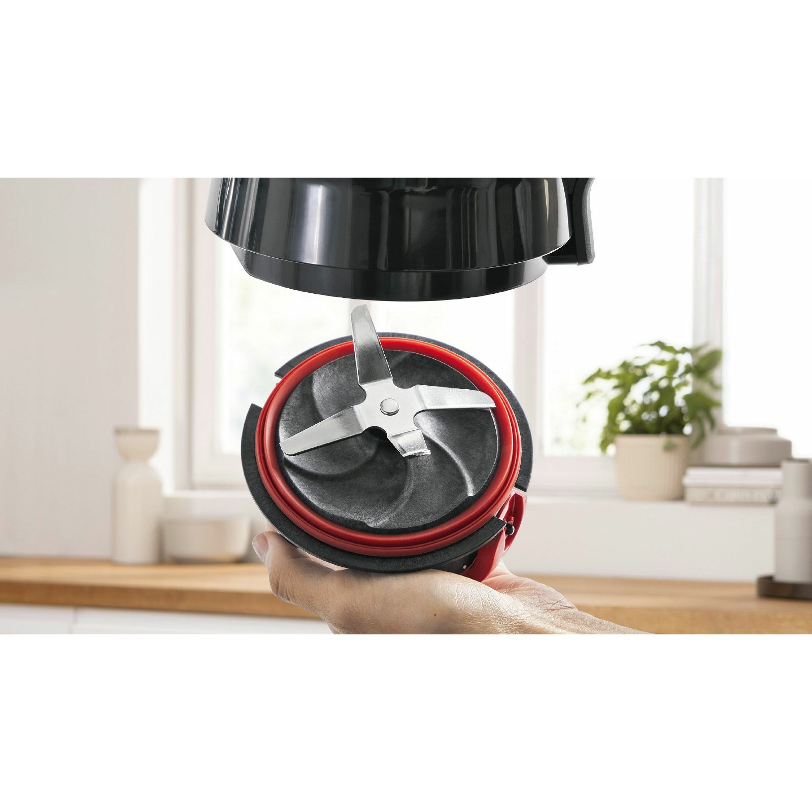 Bosch Serie 4 MMB6177S blender 1.5 L Tabletop blender 1200 W Black, Silver-4