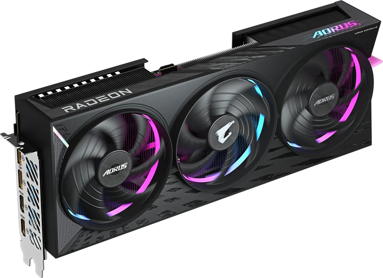 Gigabyte Aorus Radeon RX 9070 XT Elite 16g Graphics Card, 16GB GDDR6, PCI-E 5.0-2
