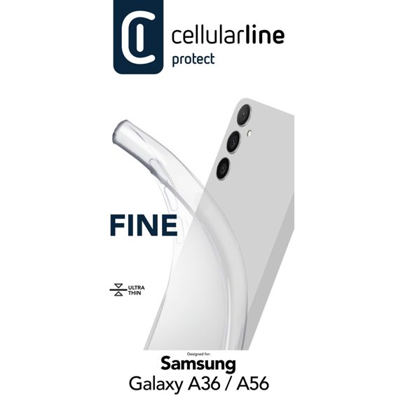 Maska za mobitel CELLULARLINE za SAMSUNG GALAXY A36/A56, prozirna-2