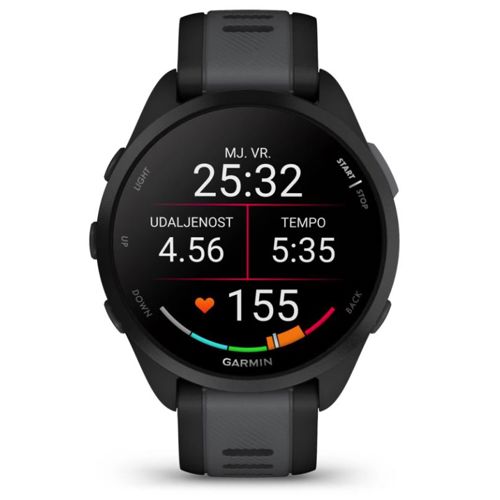 Pametni sat GARMIN Forerunner 165 Music Black Slate Grey, 010-02863-30-1