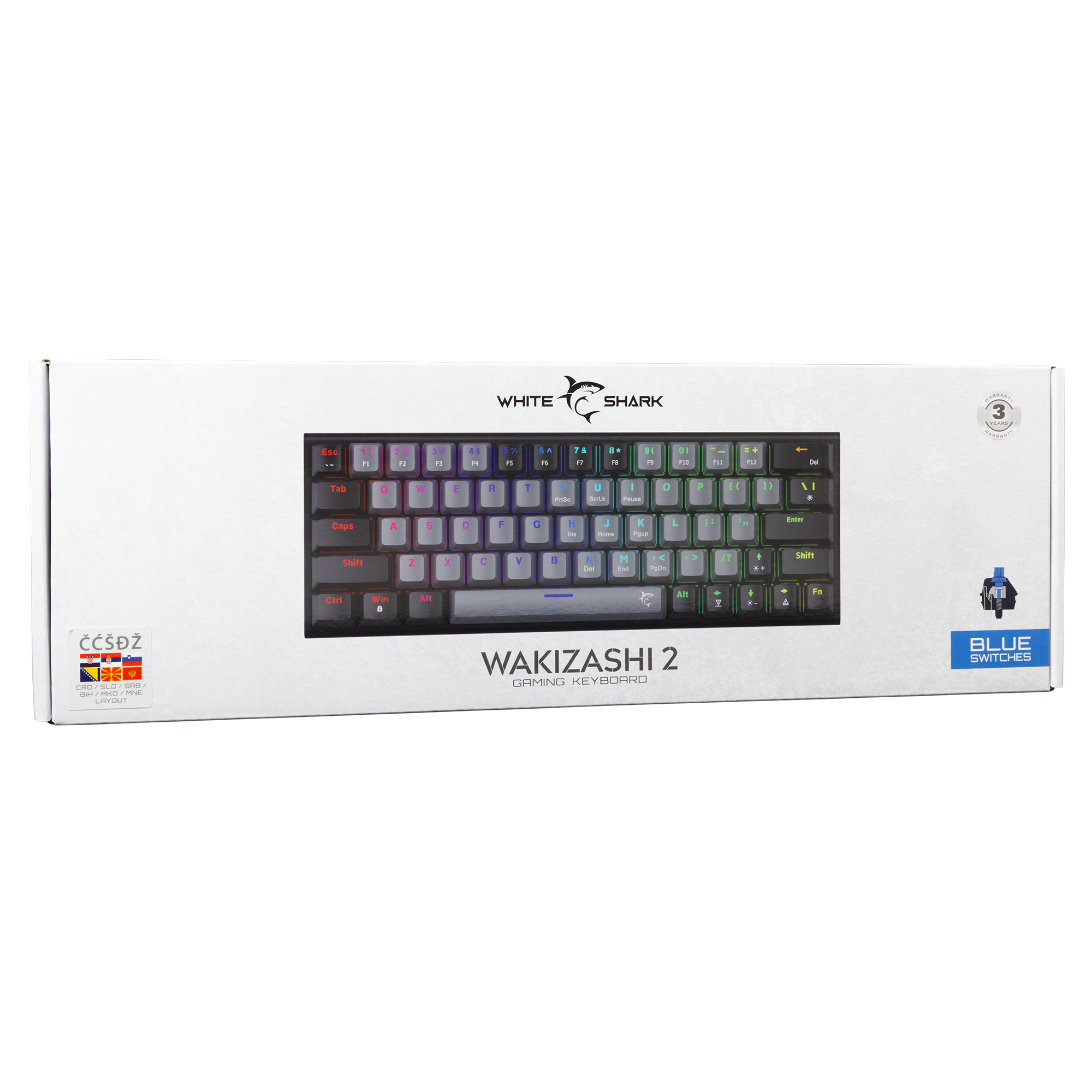 Tipkovnica WHITE SHARK GK-002722V2 Wakizashi 2 sivo-crna-7