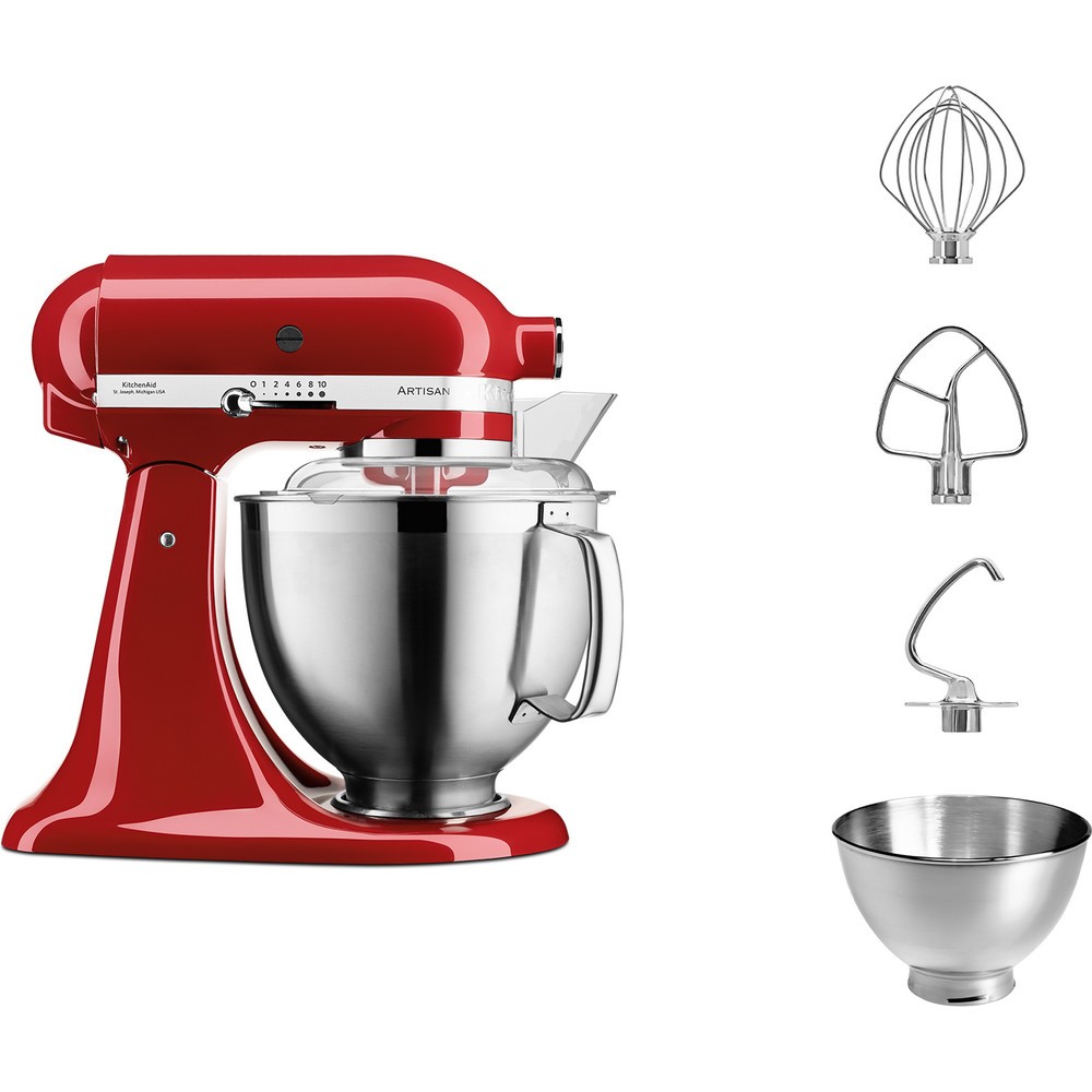 Mikser KITCHENAID Artisan 5KSM185PS 300 W 4.8 L Crvena-1