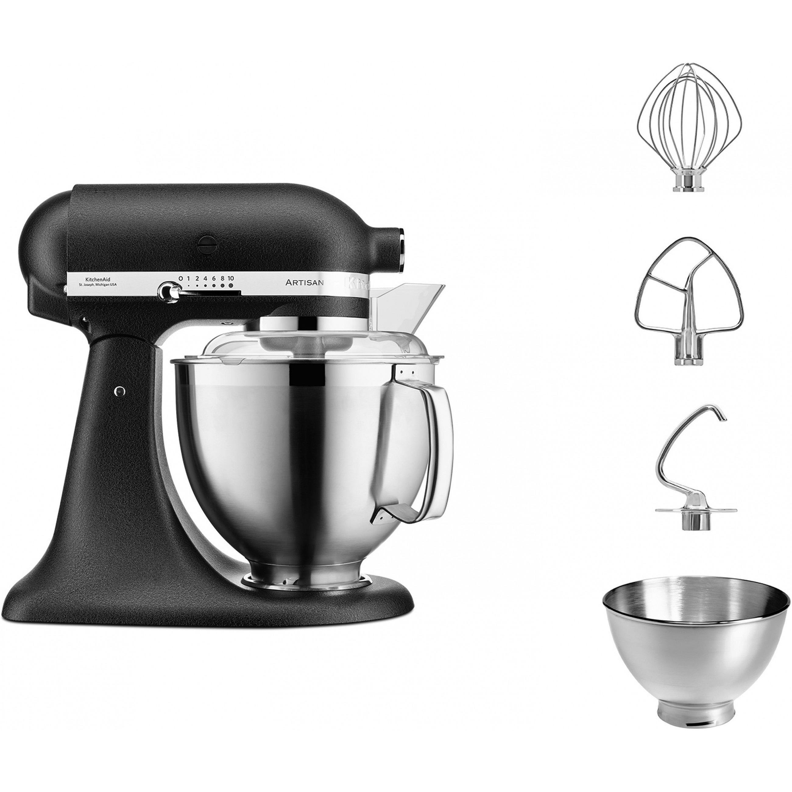 Food processor KITCHENAID ARTISAN 5KSM185PS 300 W 4.8 L crna boja-1