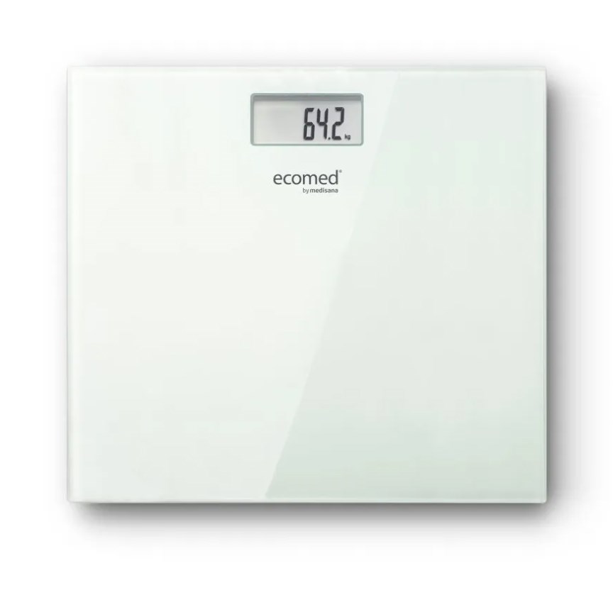 Osobna vaga MEDISANA Personal scale Ecomed by Medisana PS-72E (kapacitet 150 kg, točnost 100 g, bijela boja)