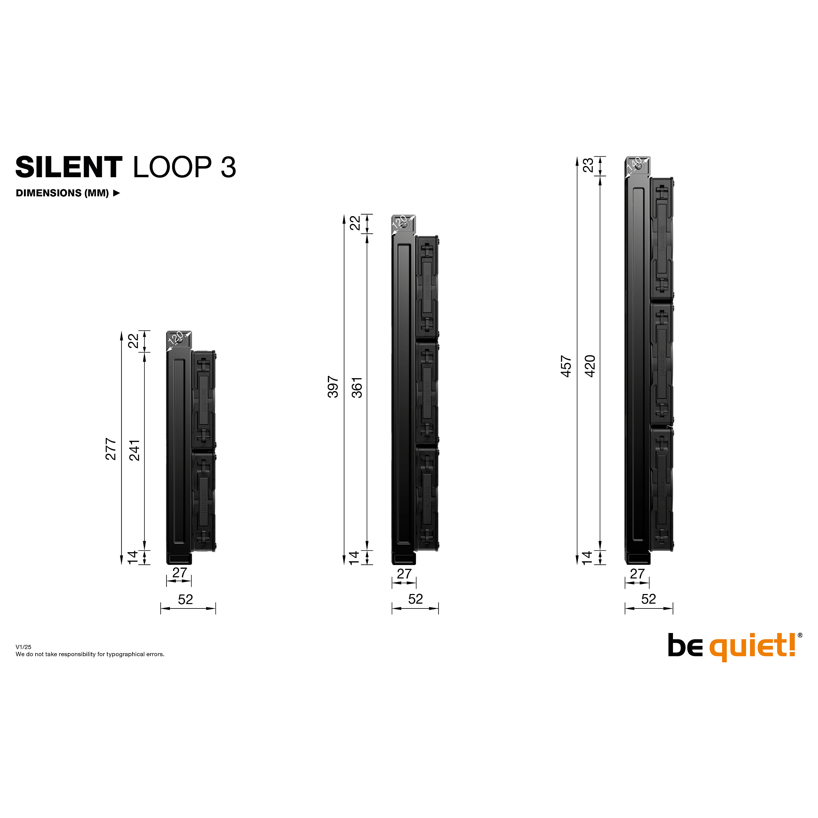 Hladnjak vodeni BE QUIET! SILENT LOOP 3 - 240mm BW024-7