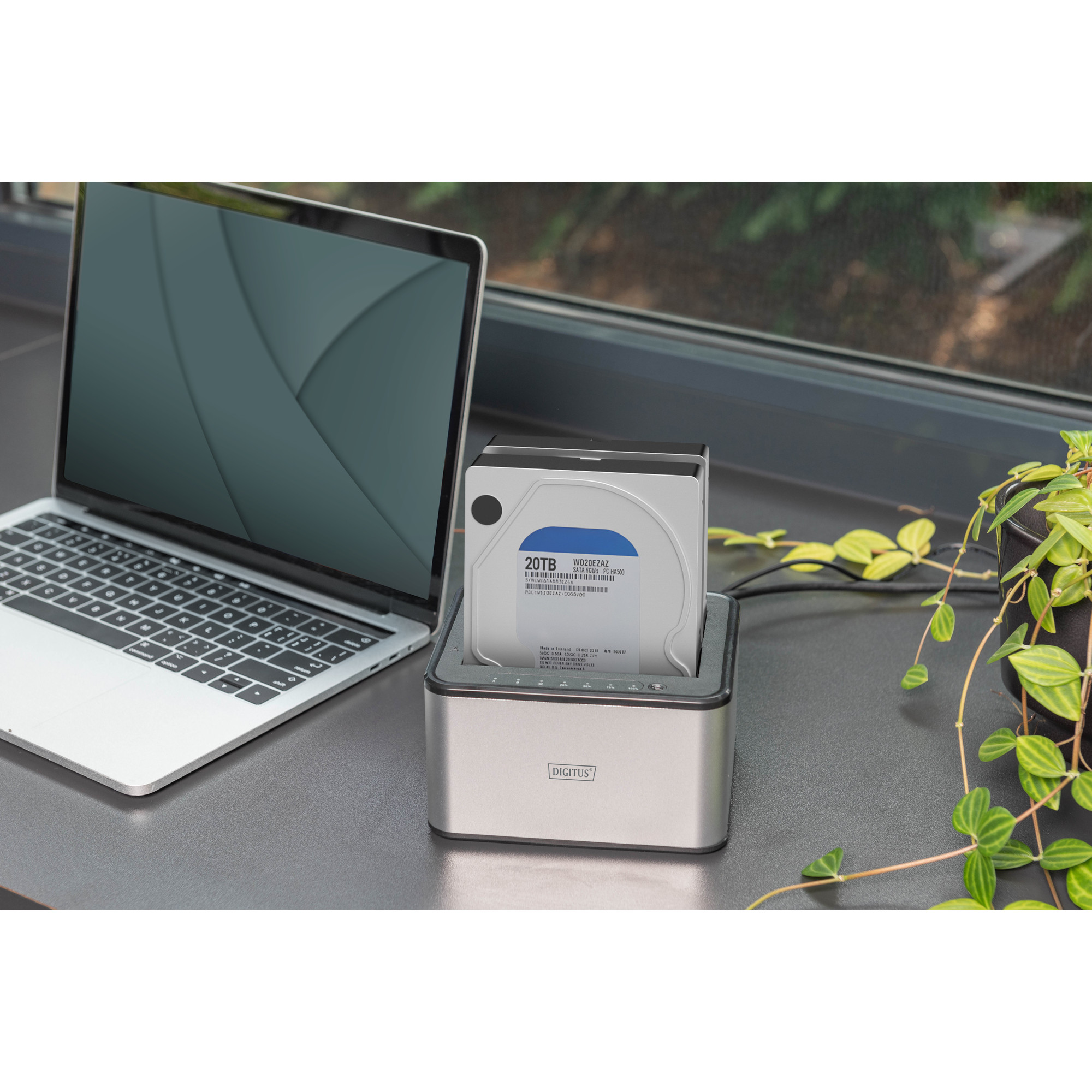Docking station DIGITUS USB 3.0 dual SATA HDD 2.5"/3.5"-1