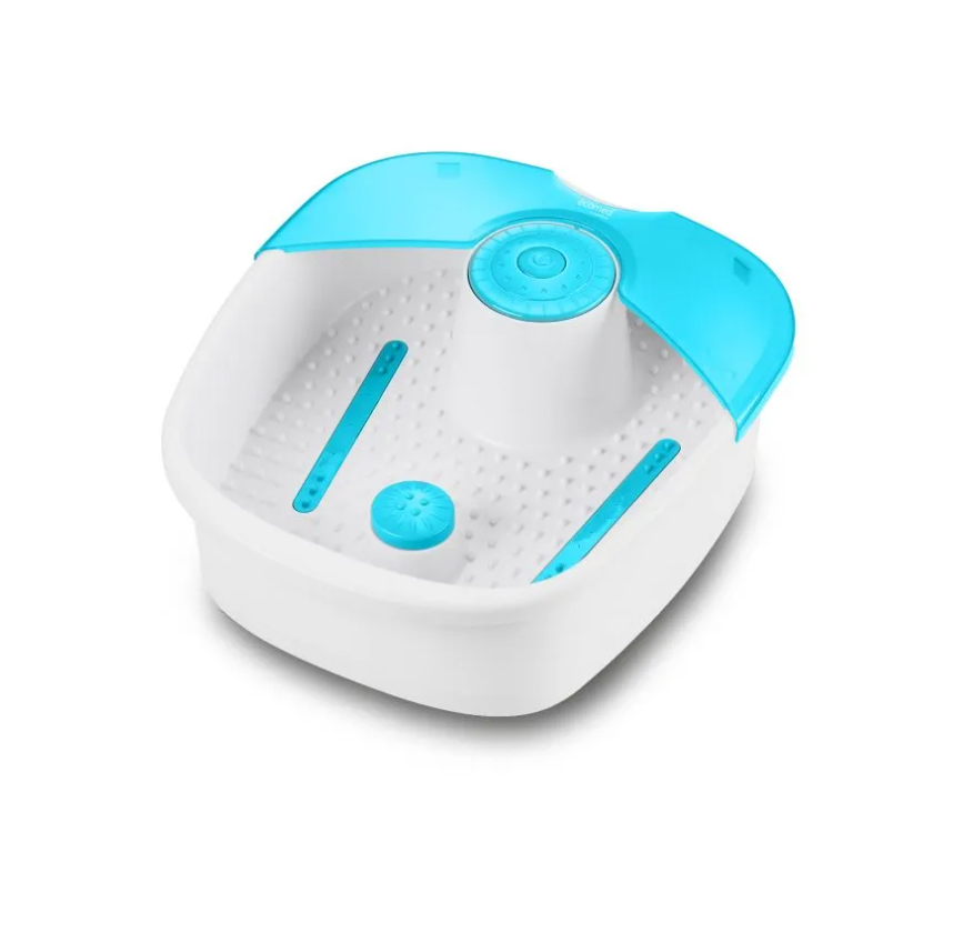 Foot Spa Ecomed by Medisana FS-70E (Maksimalna veličina cipele 44, Maksimalna temperatura grijanja 45 °C, Funkcija mjehurića, Vibracijska masaža, Boja Plava/Bijela)-0