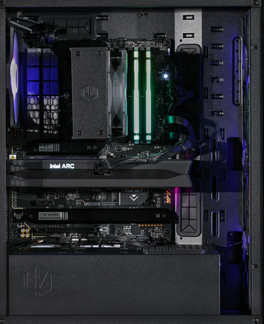 PC ACTINA 5901443410249 (Intel® Core™ i5 i5-14400F, 32 GB DDR5-SDRAM, 1 TB SSD, Intel Arc B580, Midi Tower Black)-13