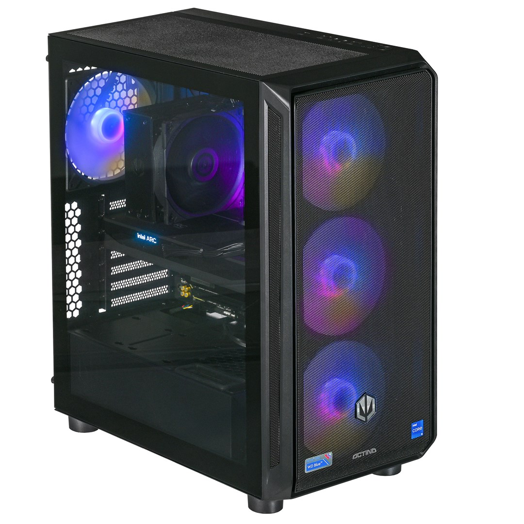 Actina 5901443410270 PC AMD Ryzen™ 5 7500F 32 GB DDR5-SDRAM 1 TB SSD Intel Arc B580 Midi Tower Black-13