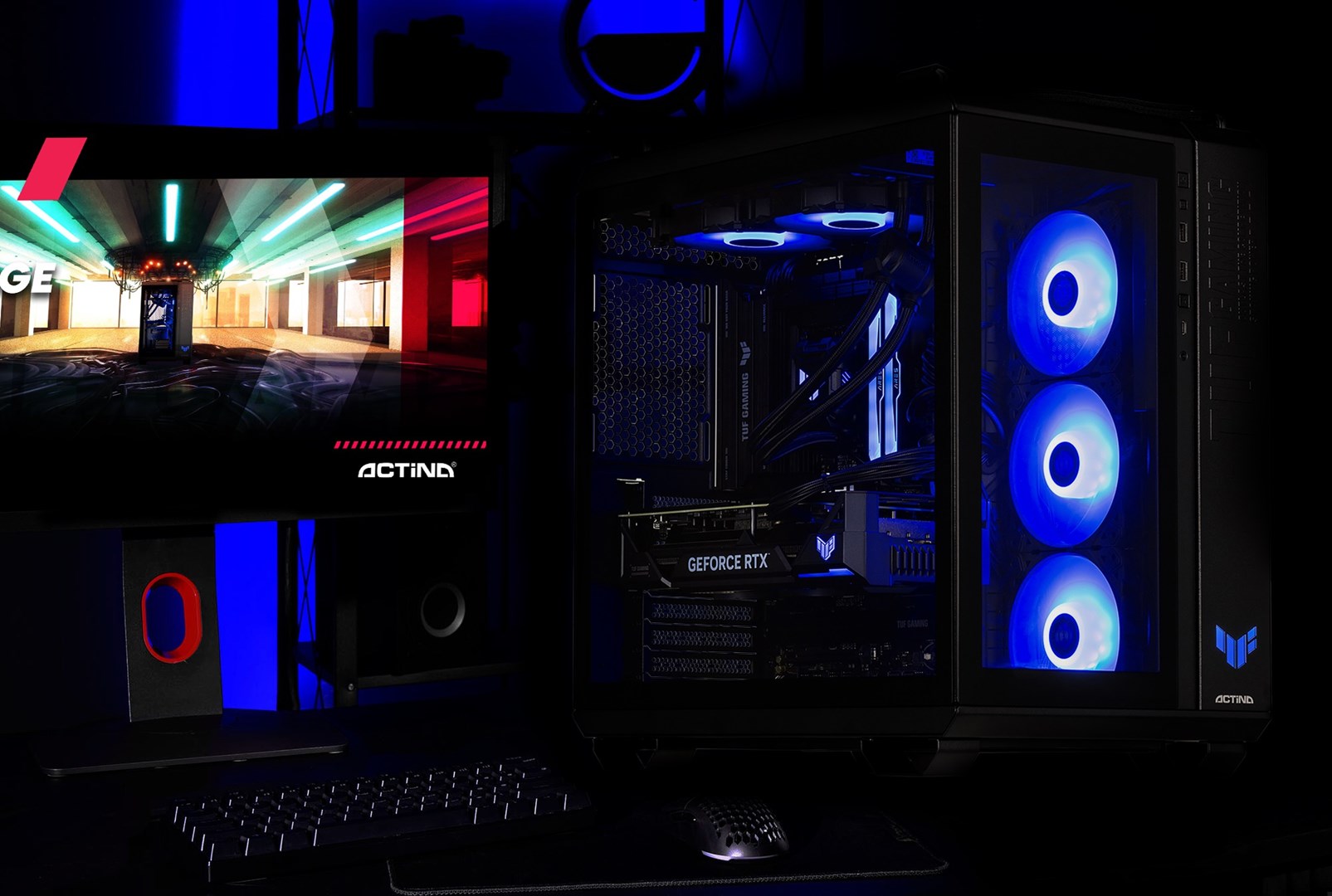 Računalo ACTINA 5901443411819 (AMD Ryzen™ 7 7800X3D, 32 GB DDR5-SDRAM, 2 TB SSD, NVIDIA GeForce RTX 5080, Midi Tower, Crno)-7