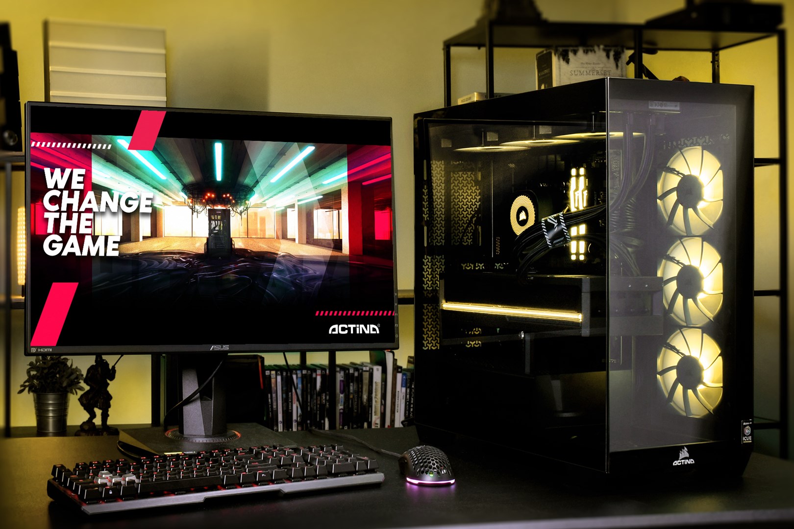 Računalo ACTINA 5901443412229 PC AMD Ryzen™ 7 9800X3D (64 GB DDR5-SDRAM, 2 TB SSD, NVIDIA GeForce RTX 5090, Midi Tower, Crno)-13