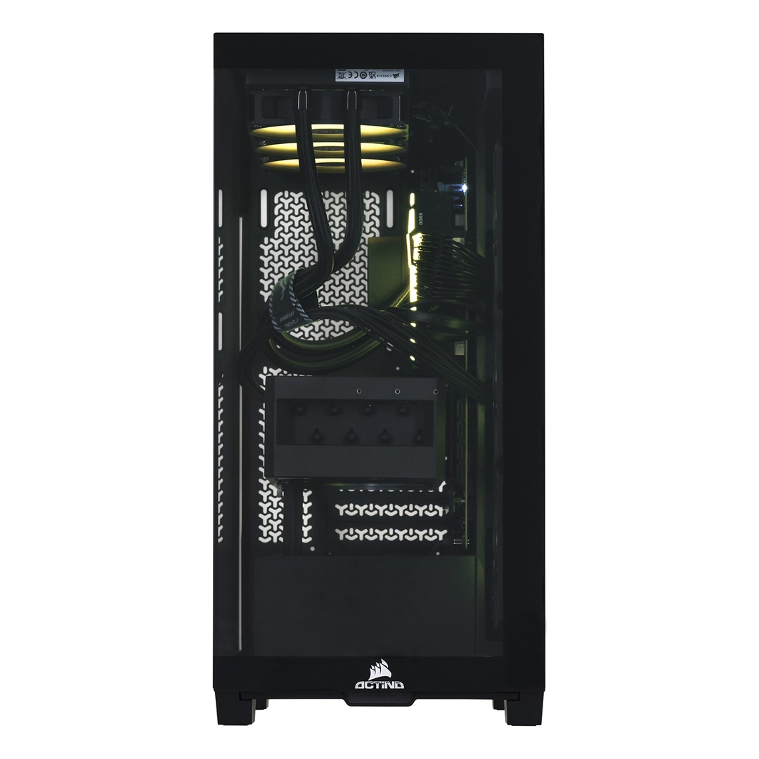 Računalo ACTINA 5901443412229 PC AMD Ryzen™ 7 9800X3D (64 GB DDR5-SDRAM, 2 TB SSD, NVIDIA GeForce RTX 5090, Midi Tower, Crno)-1