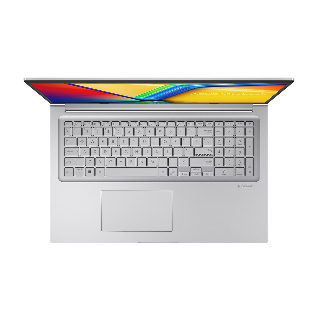 Laptop ASUS Vivobook 17 X1704VA-AU582 (17.3" FHD, i5-1334U, 16GB RAM, SSD512, Intel Iris X Graphics, NoOS, Cool Silver)-7