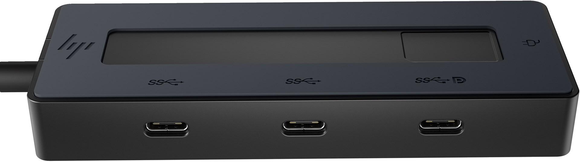 Hub HP 4K USB-C Multiport Hub (4K Ultra HD, 10000 Mbit/s, 2 USB 3.2 Gen 2 Type-C, 4 porta)-1