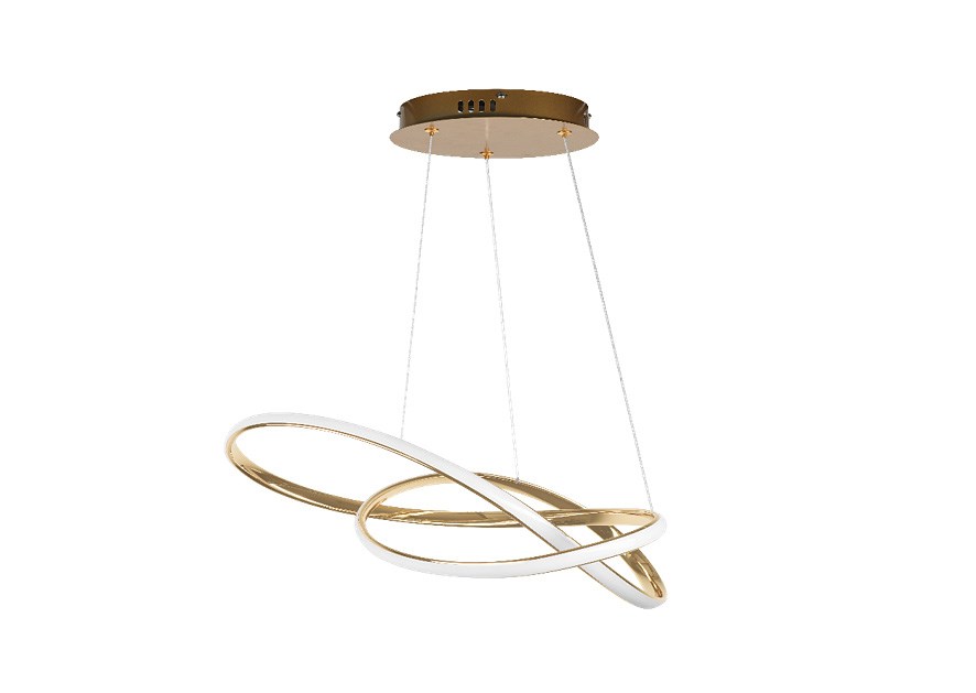 Luster Activejet AJE-MEGAN (zlatna, LED, 35 W, 4000 lm, unutrašnja upotreba)