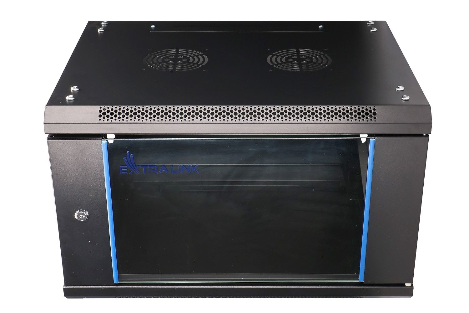 Mrežni ormar EXTRALINK 6U 600x600 Zidni (Nosivost 60 kg, Staklena vrata, IP20)