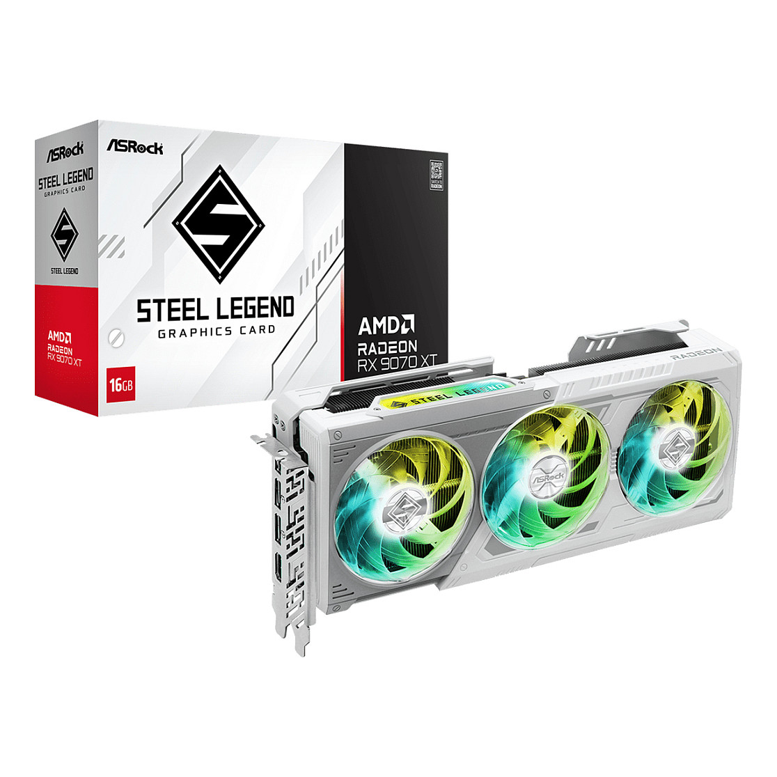 Grafička kartica ASROCK Steel Legend Radeon RX 9070 XT (16 GB, GDDR6, 2400 MHz, PCIe 5.0 x16, HDMI 2.1b, 3x DisplayPort 2.1b)-6
