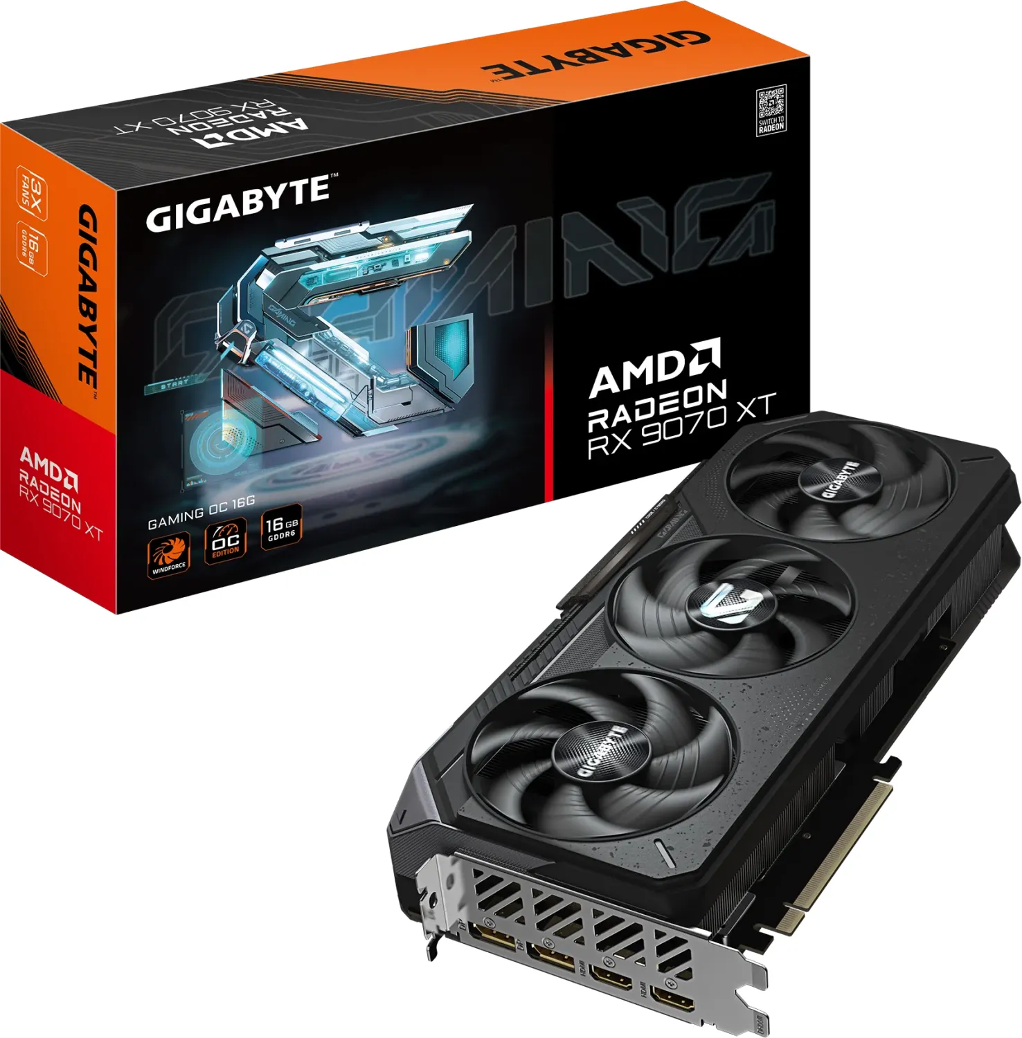 Gigabyte Radeon RX 9070 XT GAMING OC 16GB (GV-R9070XTGAMING OC-16GD)-7