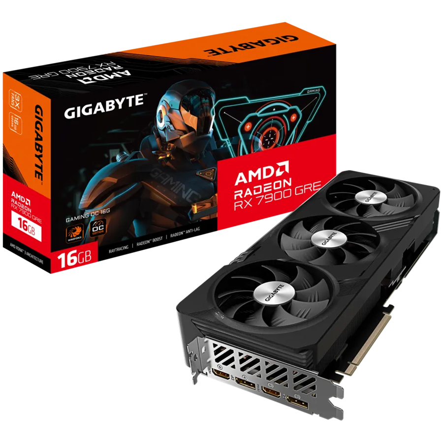 Grafička kartica GIGABYTE Radeon RX 9070 GAMING OC 16GB (AMD, 2520 MHz, GDDR6, 7680 x 4320 piksela, PCI Express 5.0)