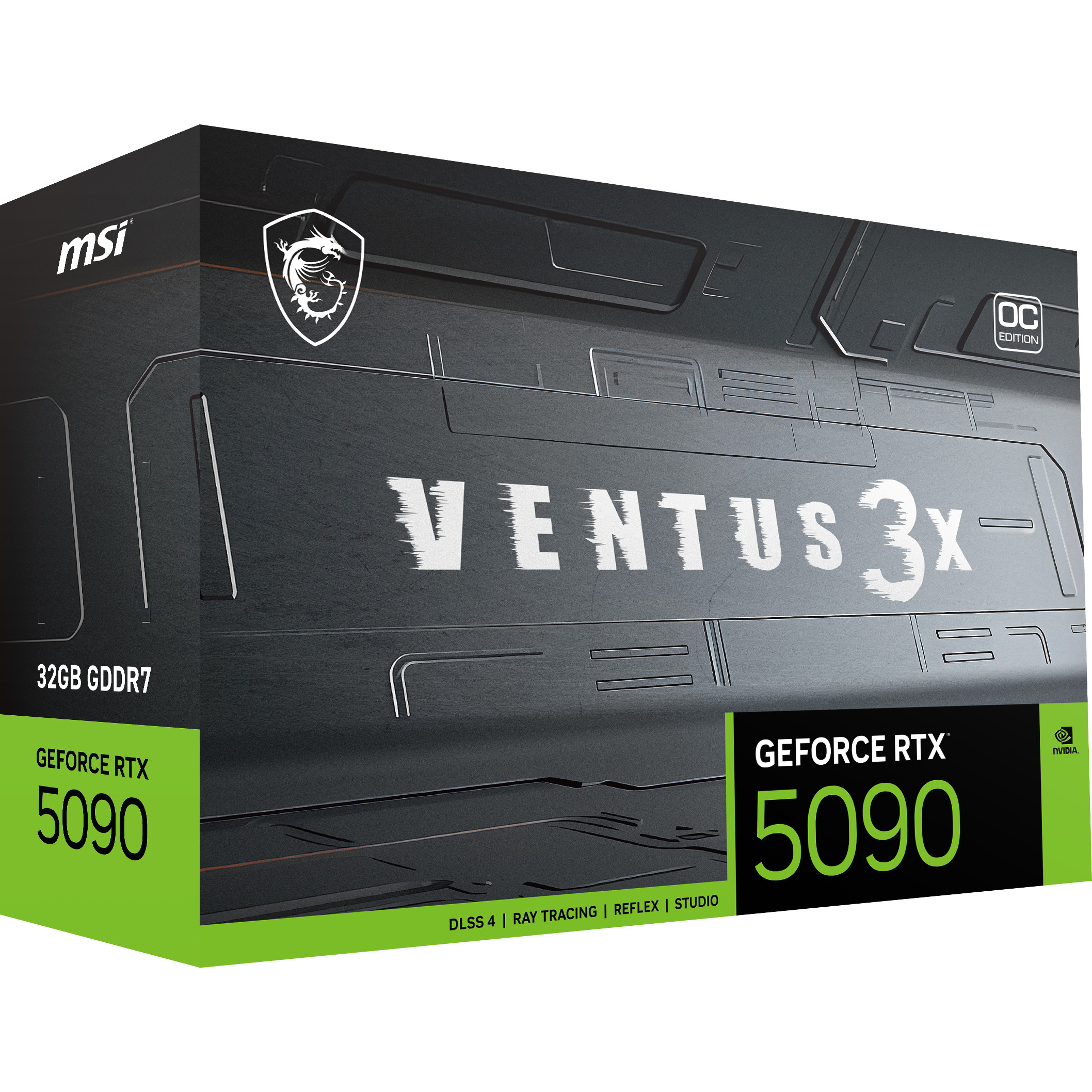 Grafička kartica MSI RTX 5090 32G VENTUS (32 gb gddr7, pcie 5.0 x16, 512-bit, 3x display port 2.1b, 1x hdmi 2.1b)-2