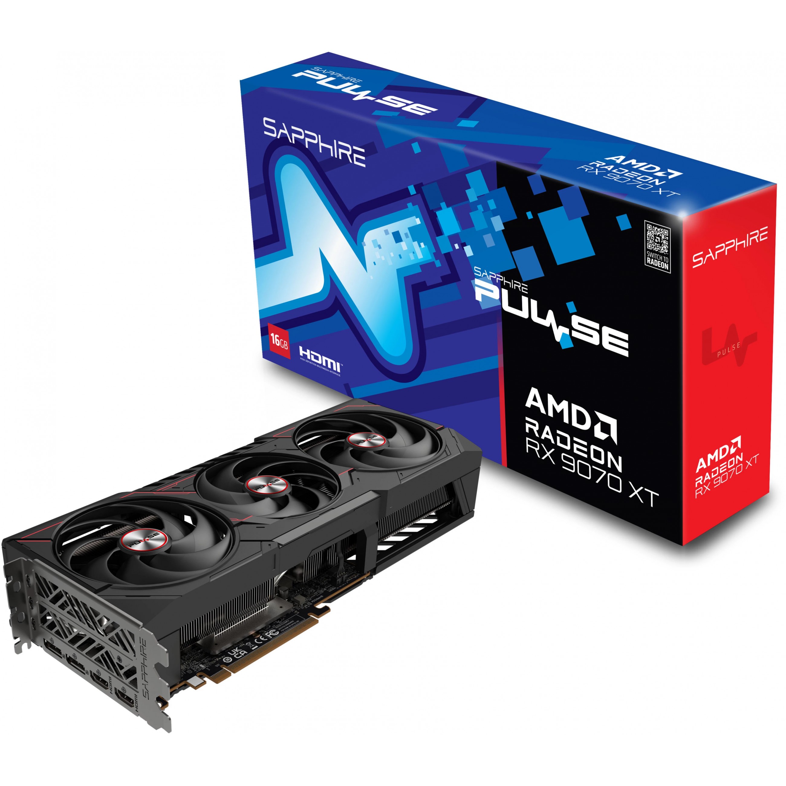 Grafička kartica SAPPHIRE PULSE Radeon RX 9070 XT AMD 16 GB GDDR6-4