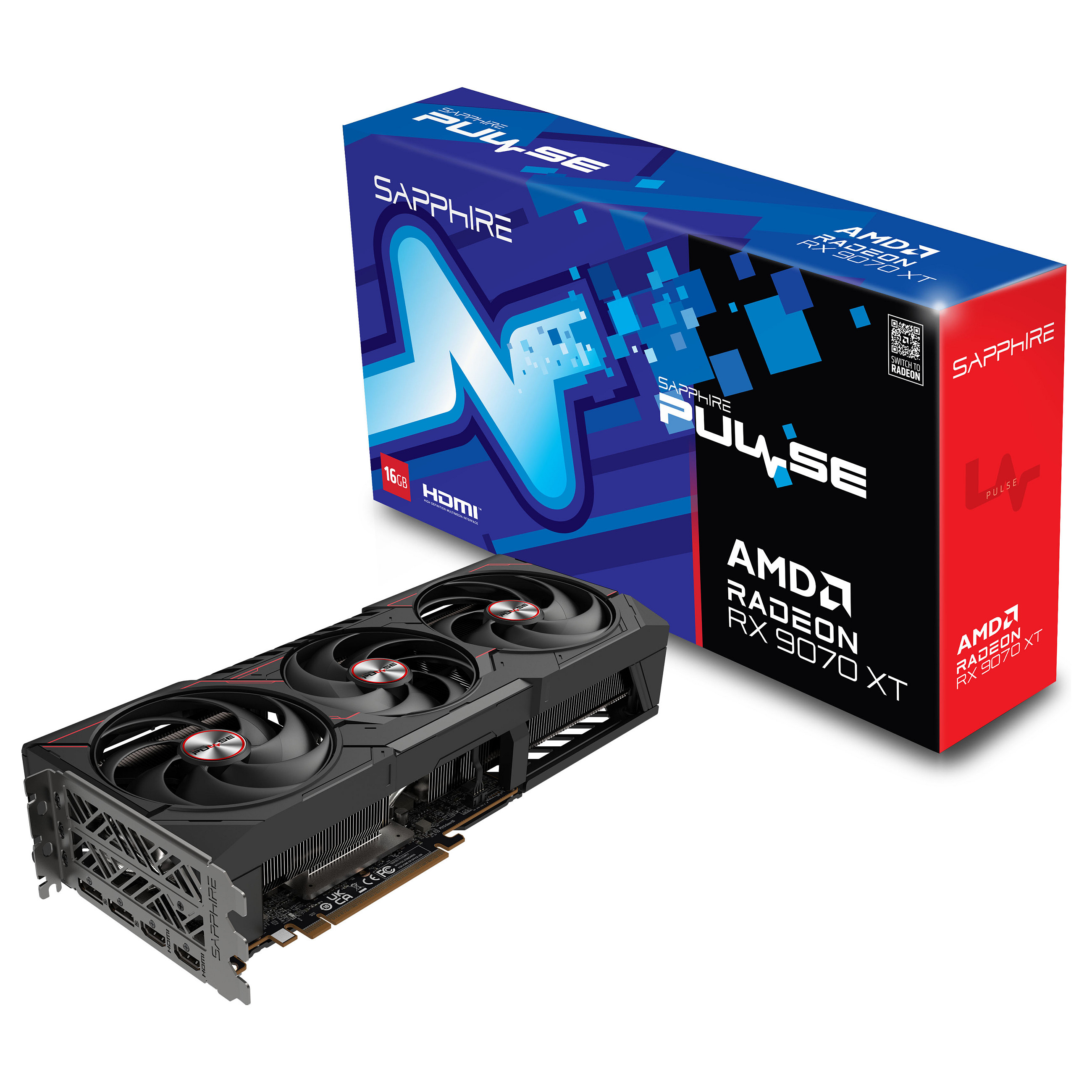 Grafička kartica SAPPHIRE PULSE Radeon RX 9070 XT AMD 16 GB GDDR6-7