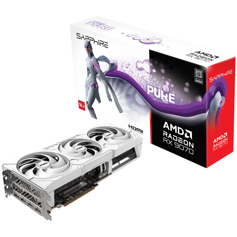 Grafička kartica SAPPHIRE PURE Radeon RX 9070 AMD 16 GB GDDR6-0
