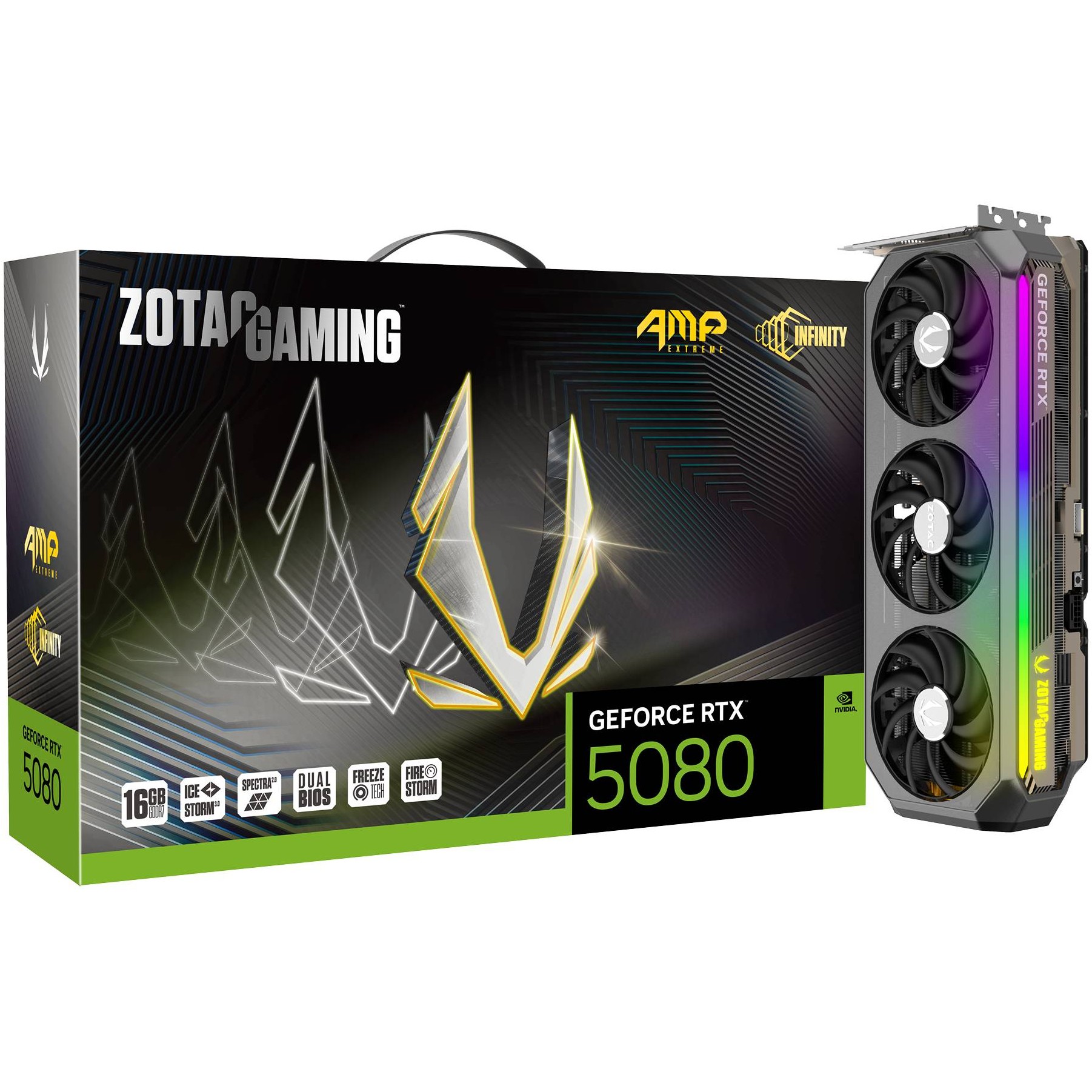 Grafička kartica ZOTAC GAMING GeForce RTX 5080 AMP Extreme INFINITY NVIDIA 16 GB GDDR7-7