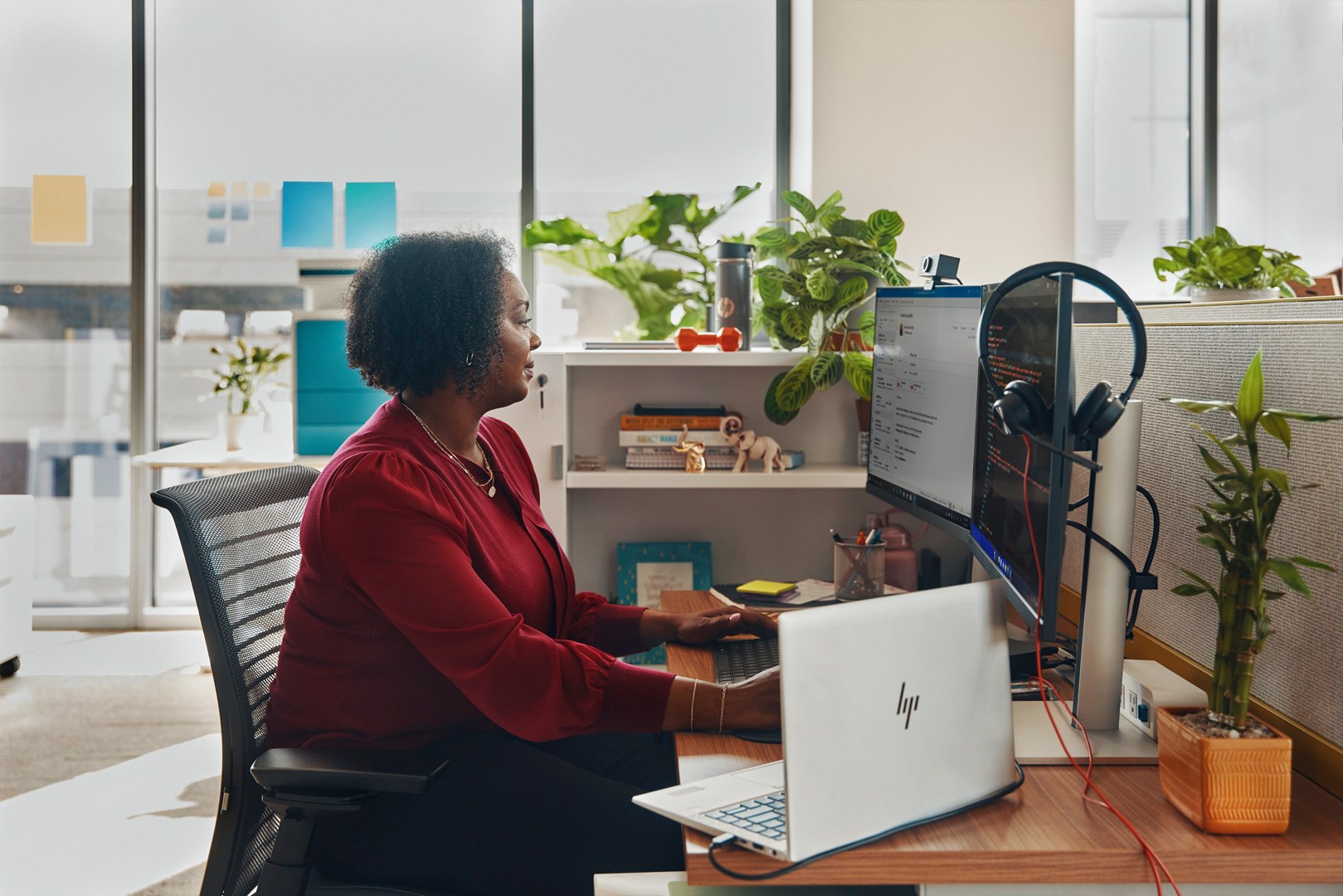 POLY Blackwire 3325 Stereo Microsoft Teams Certified USB-C Headset +3.5mm Plug +USB-C/A Adapter-2