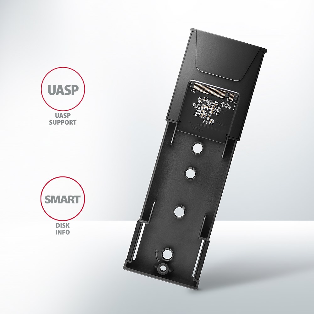 Vanjsko kućište za M.2 SSD AXAGON EEM2-GTS2 (USB-C 10 Gbps, NVMe i SATA)-1