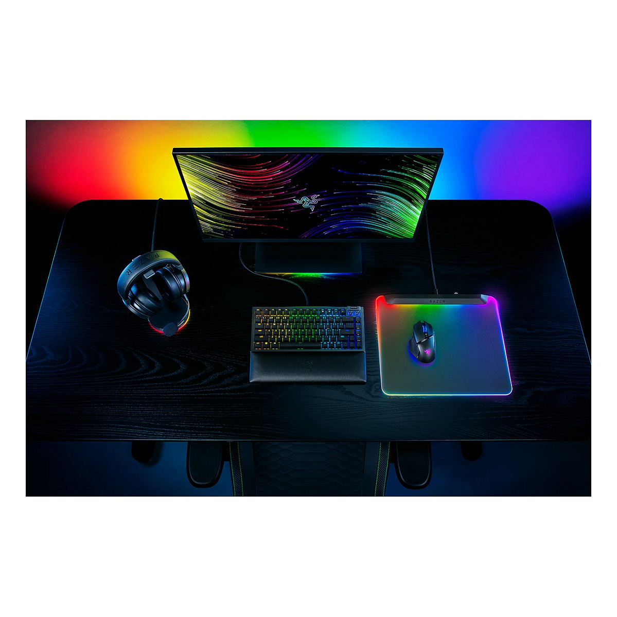 Gaming podloga za miš RAZER Firefly V2 Pro (RGB osvjetljenje, USB-A port, mikro-teksturirana površina)-3