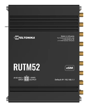 5G LTE Dual Modem Teltonika Networks RUTM52 (EU)-12