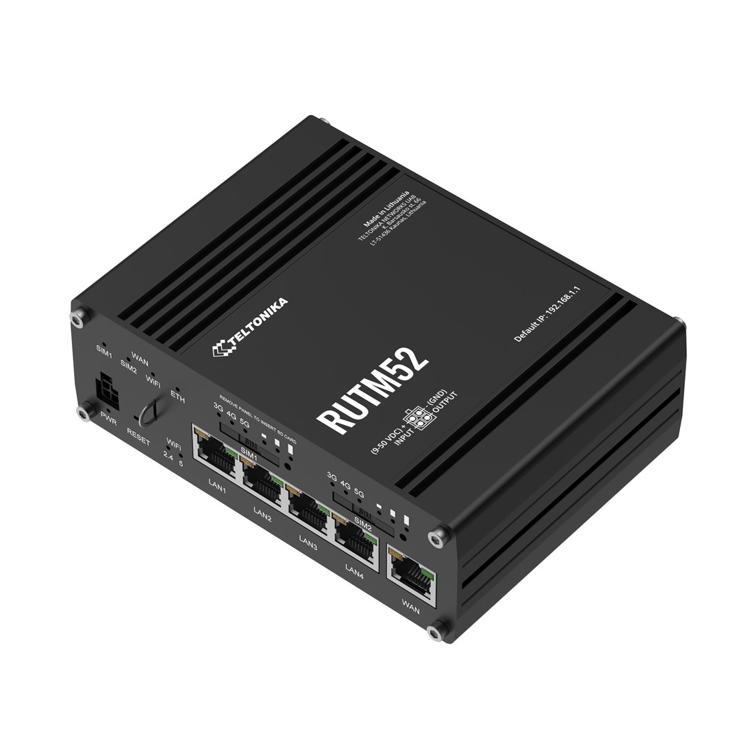 5G LTE Dual Modem Teltonika Networks RUTM52 (EU)-1