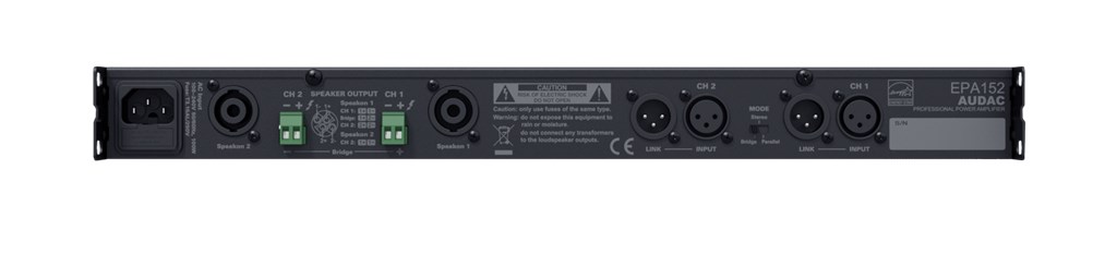 AUDAC EPA152 audio amplifier 2.0 channels Black-1