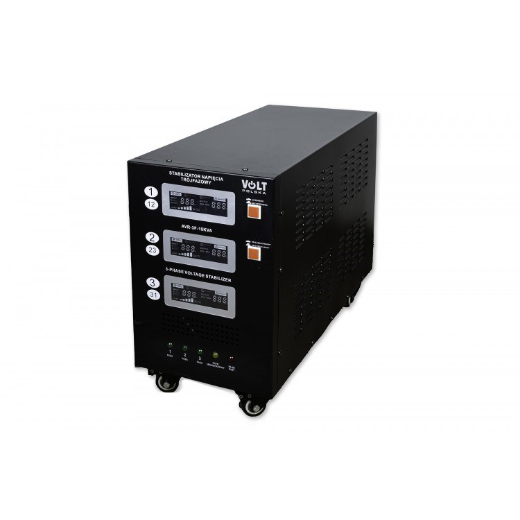 Stabilizator napona VOLT Polska AVR PRO 15000VA 3F (15000W, trofazni, 3%, servomotor)-1