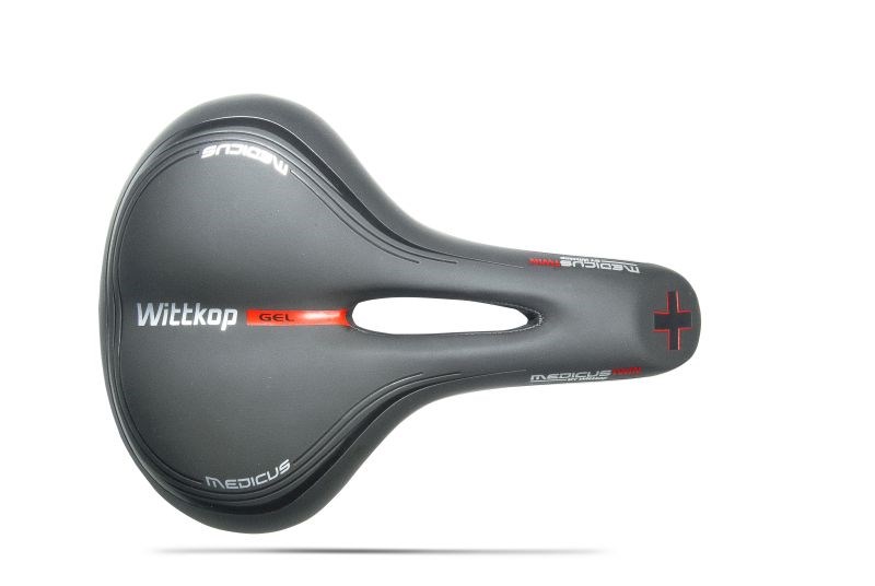 Sjedalo za bicikl WITTKOP Medicus Twin 1.0 (City/Trekking, Gel, 5 zona udobnosti)-1
