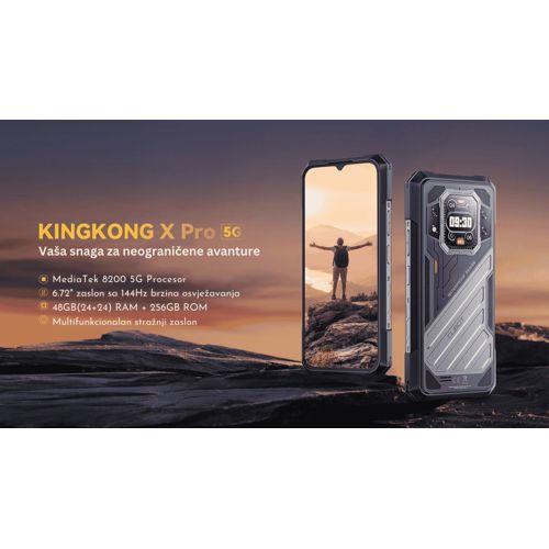 Mobitel CUBOT King Kong X PRO 5G 24GB/256GB crni-4