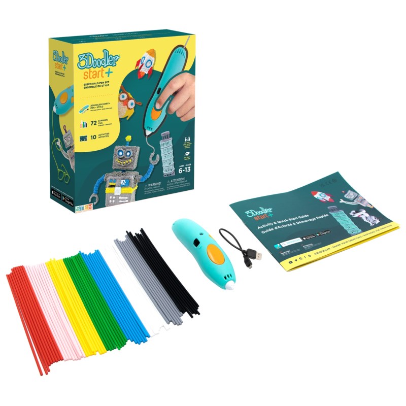 3Doodler Start PLUS 3D PRINTING PEN SPLUS 3D pen 0.77 mm Turquoise, Yellow-0