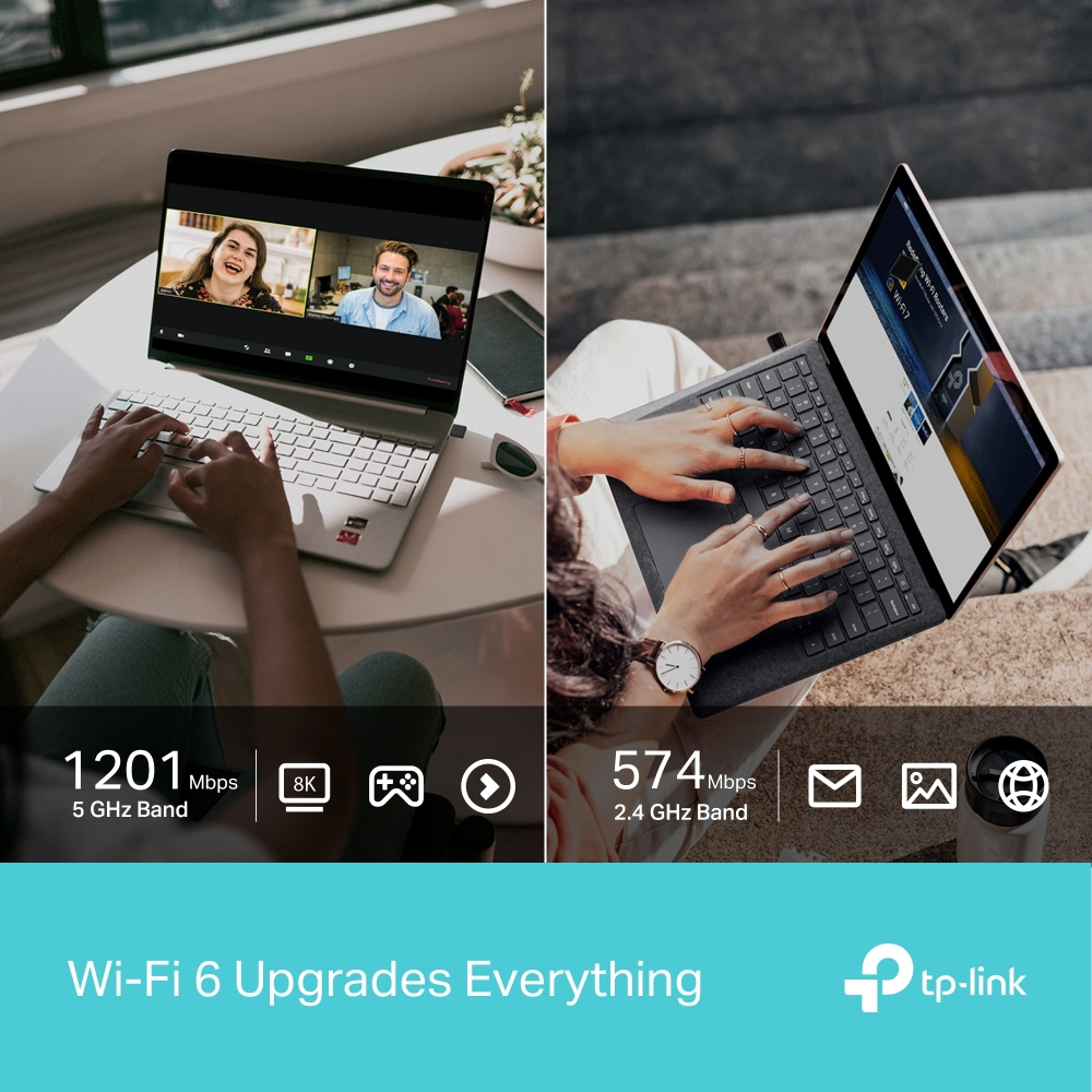 Mrežni adapter TP-LINK Archer TX20U Nano (AX1800, Wi-Fi 6, USB 2.0, Dual Band, crna boja)-3